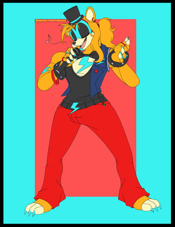 Glamrock Freddy AU